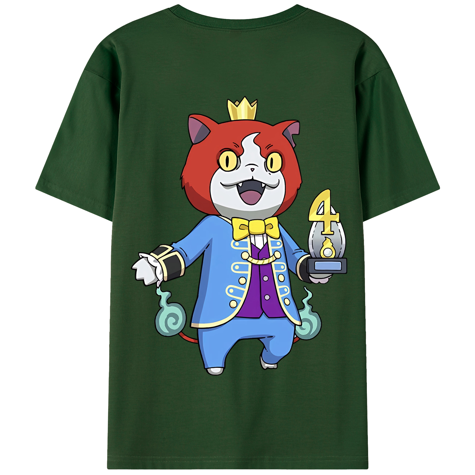 （画像用） 妖怪ウォッチ Yo-kai Watch 綿100％半袖Tシャツ（背面プリント）